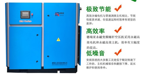 德瑞亞永磁變頻螺桿空壓機